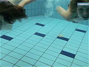 two super super-fucking-hot teens in the pool