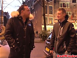 yam-sized Amsterdam hooker cockriding tourist