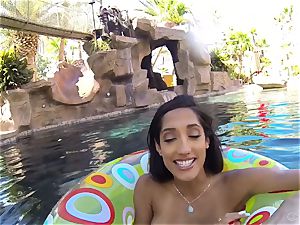 swimsuit hottie Chloe Amour boned after a dip in the pool